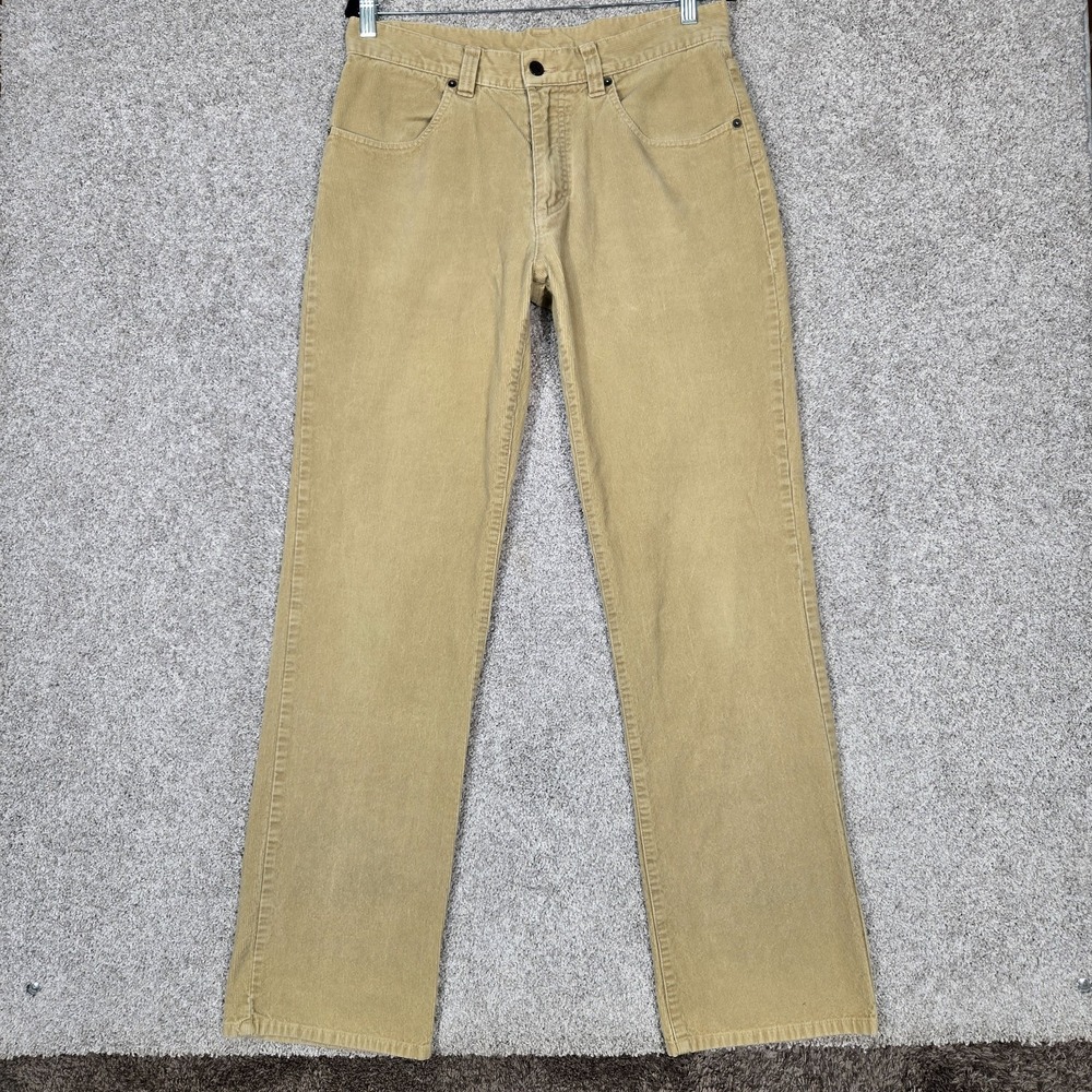 Patagonia Mens Corduroy Pants 32x32 Organic Cotton tan light brown